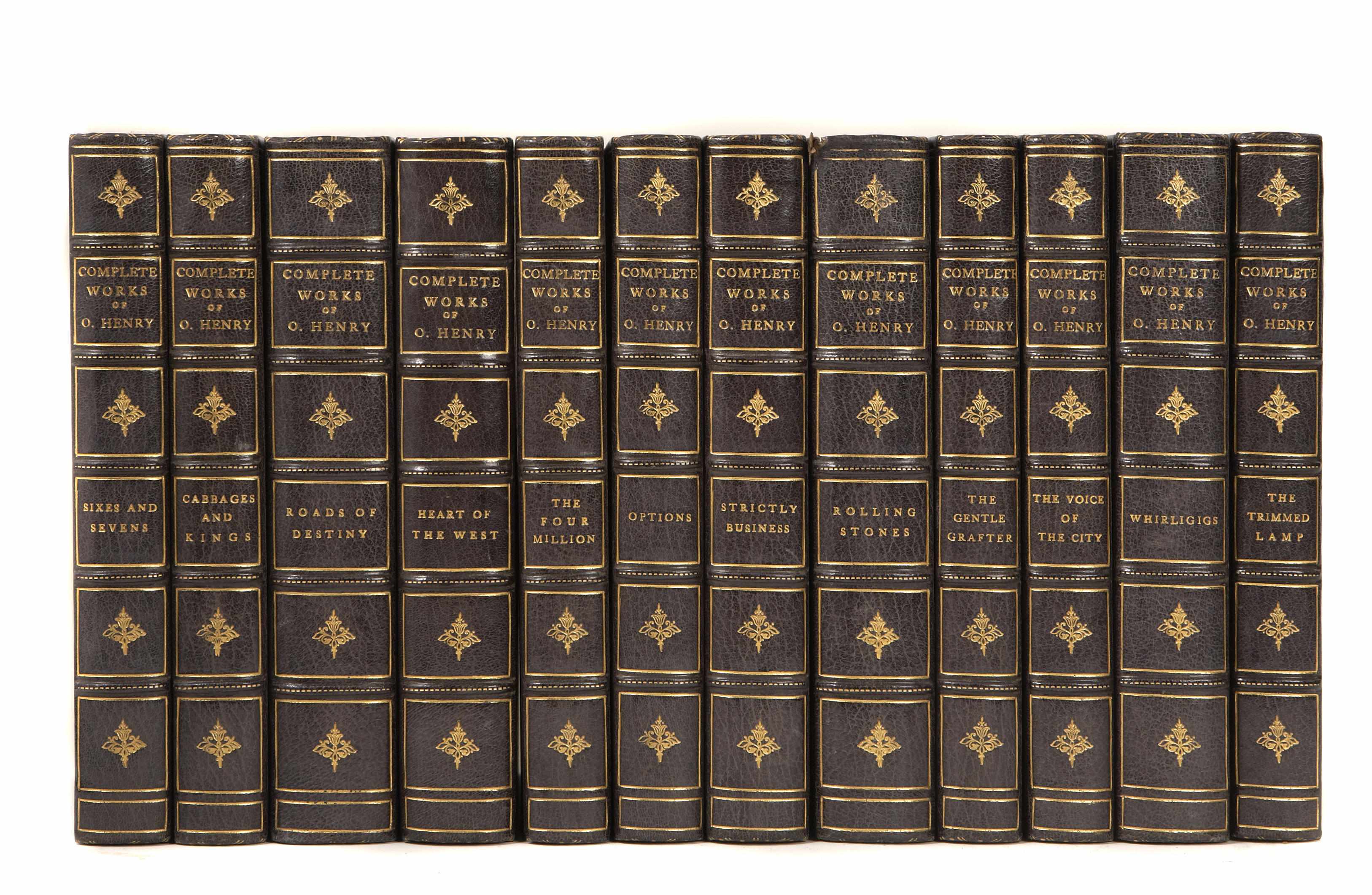 Appraisal: PORTER WILLIAM SYDNEY ''O HENRY'' Complete Works Garden City volumes