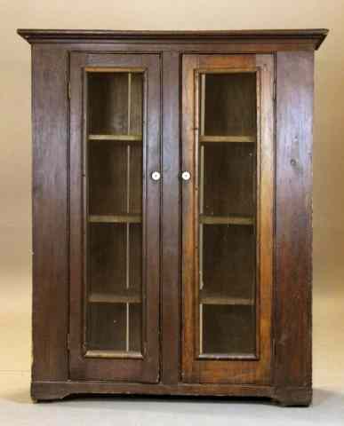 Appraisal: American Pine Pie Safe with Screen DoorsAntique pie safe with