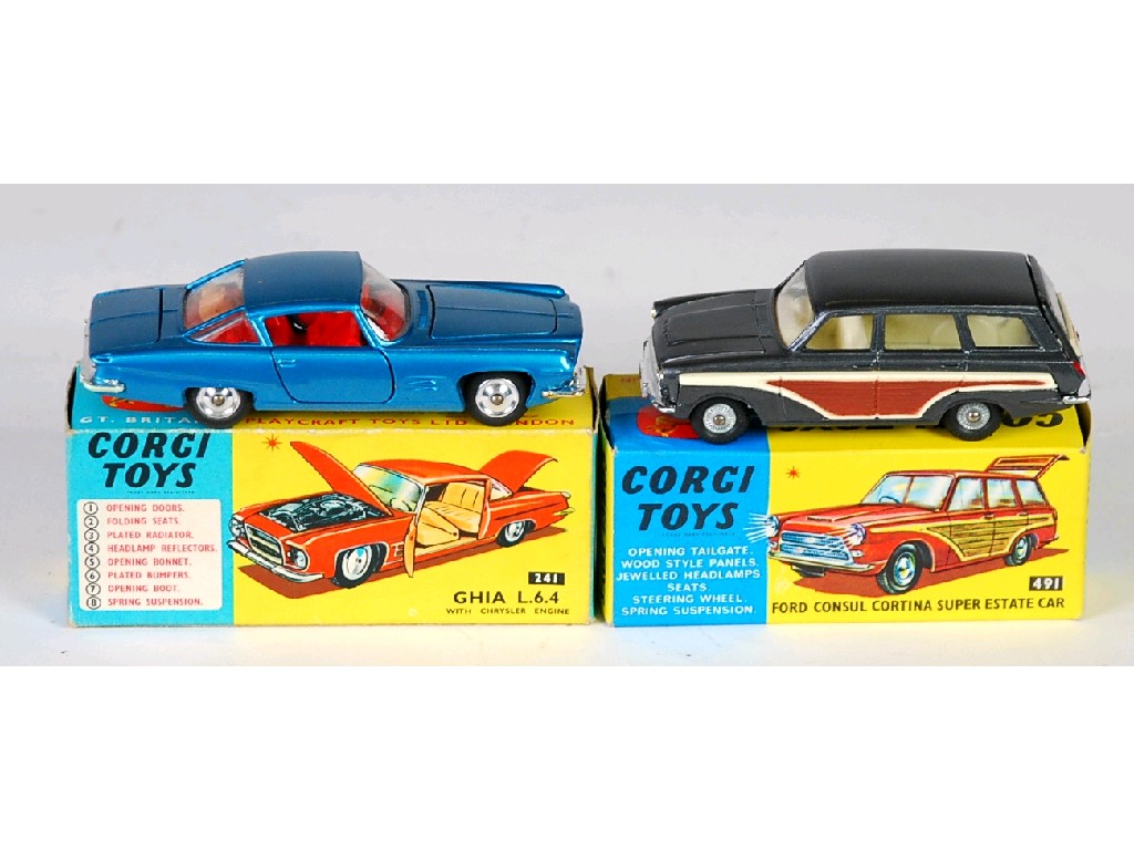 Appraisal: CORGI TOYS ALMOST MINT AND BOXED GHIA L model No