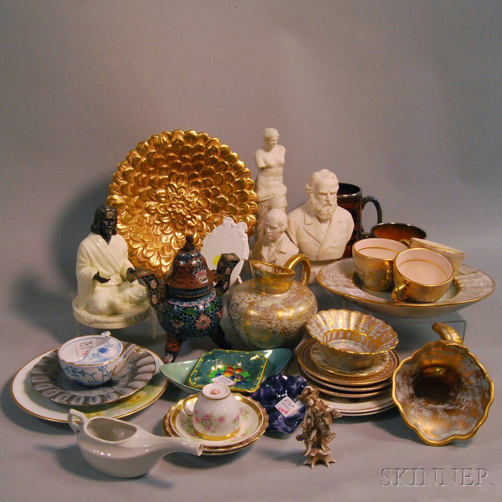 Appraisal: Thirty-four Assorted Ceramic and Cloisonne Items including three Stangl Pottery