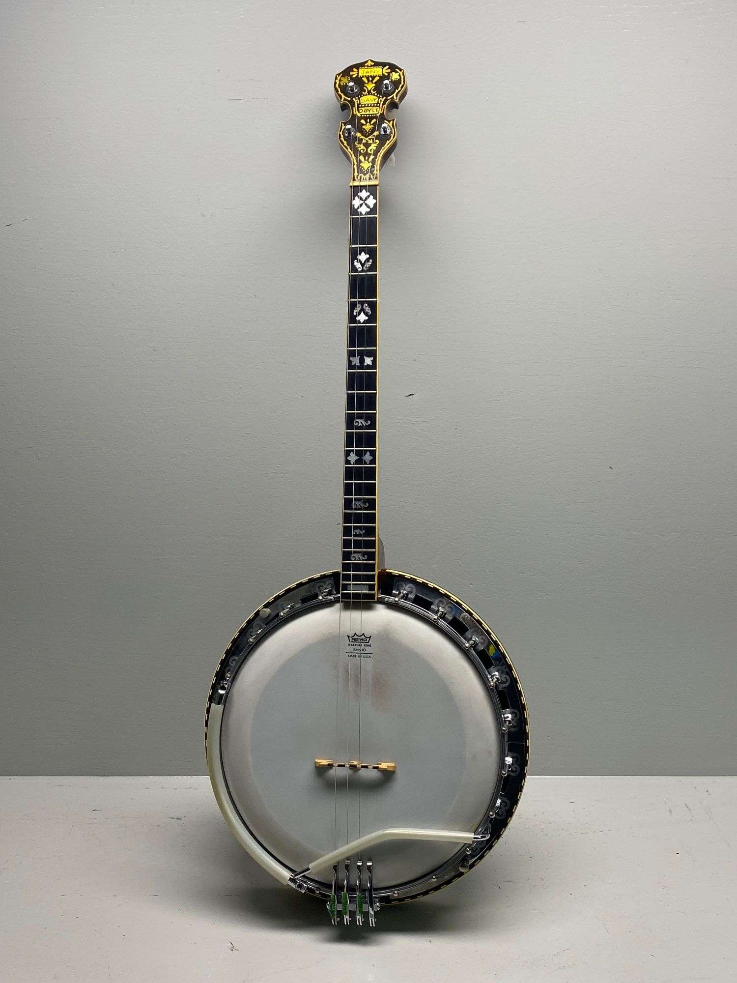 Appraisal: Custom Made Jany string banjo very ornateCustom Made Jany string