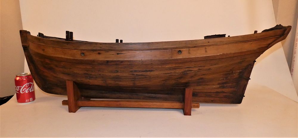 Appraisal: ANTIQUE FULL HULL SHIP MODEL Fine th century full hull