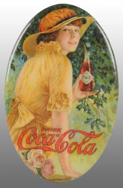 Appraisal: Celluloid Coca-Cola Pocket Mirror Description Stunning bright and clean example