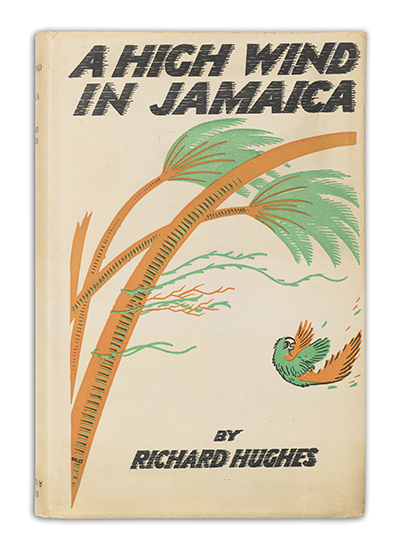 Appraisal: HUGHES RICHARD A High Wind in Jamaica vo gilt-lettered green