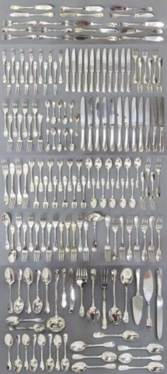 Appraisal: lot of French silverplate flatware service Orfevrerie Christofle in the