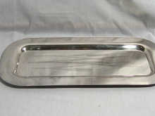 Appraisal: A rectangular silver plated Italian tray circa Measurements cm x