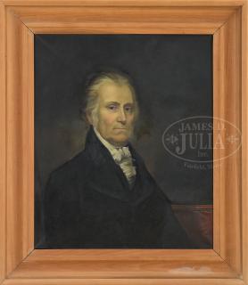 Appraisal: RACHEL HARVEY DINNERSTEIN American th Century PORTRAIT OF JOHN LIVINGSTON