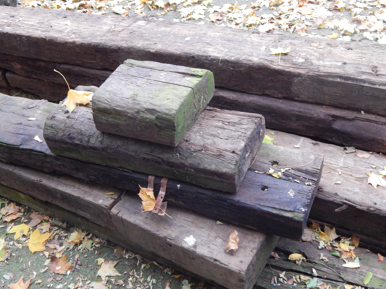 Appraisal: Railway sleepers in various lengths qty