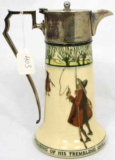 Appraisal: Royal Doulton series ware Jug Issac Walton Fishing Ware with