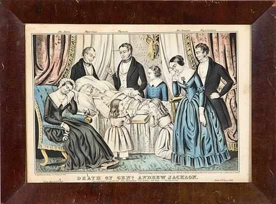 Appraisal: James Baille American th century DEATH OF GENL ANDREW JACKSON