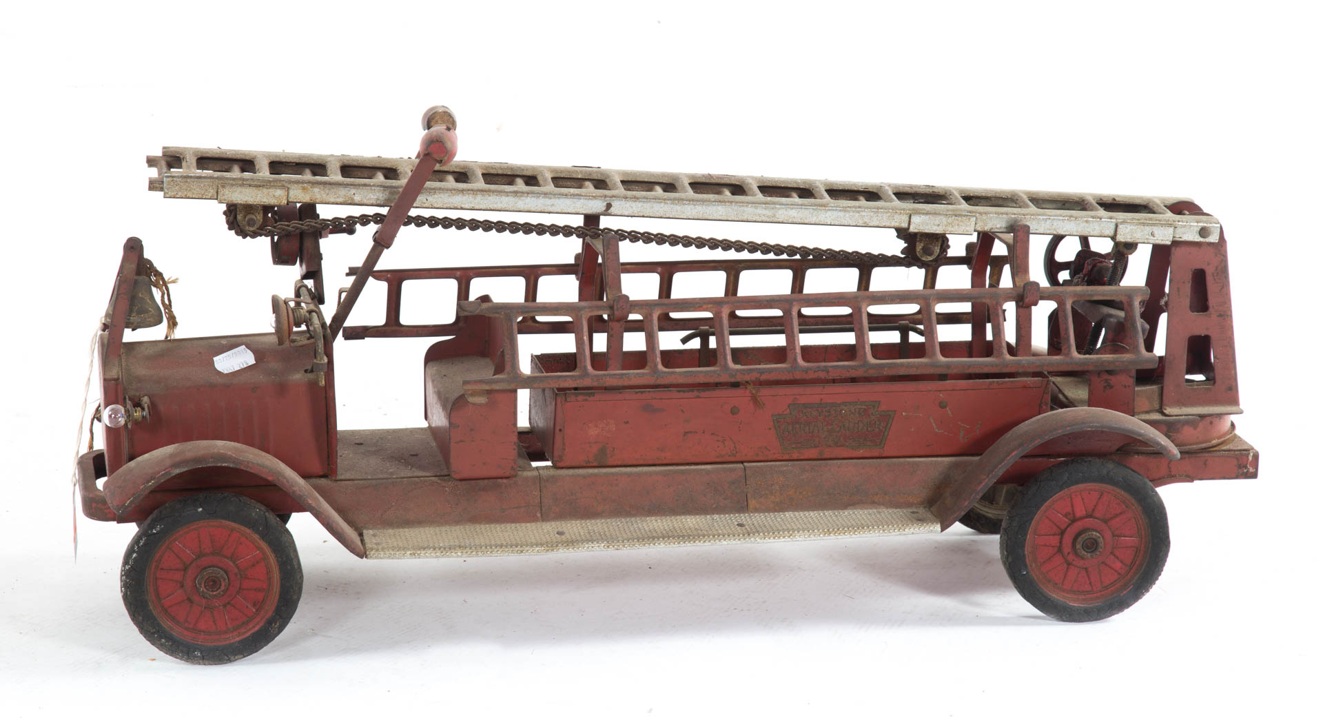 Appraisal: Keystone pressed steel ladder fire truck s in L Condition