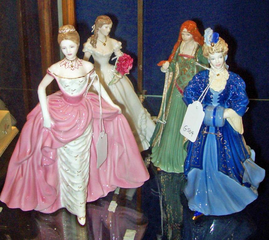 Appraisal: Two Royal Worcester figures The Princess of Tara and The