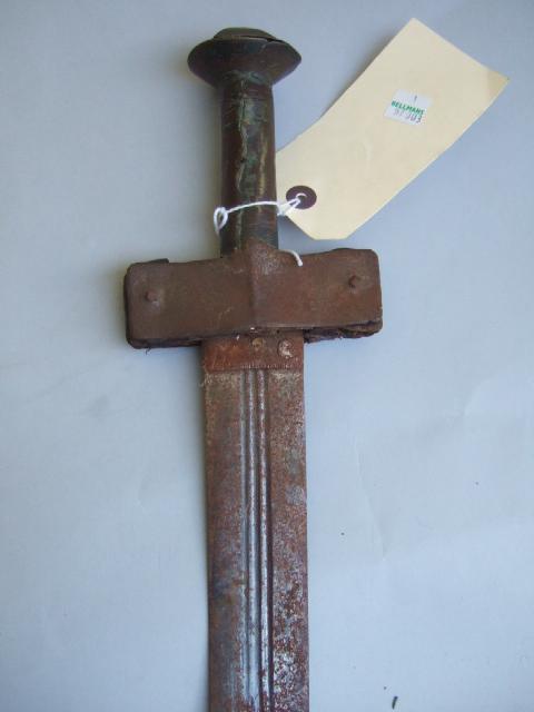 Appraisal: A Sudanese sword late th century with double edged straight