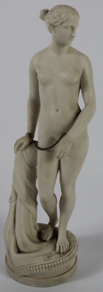 Appraisal: A Victorian parian figure of The Greek Slave probably Minton