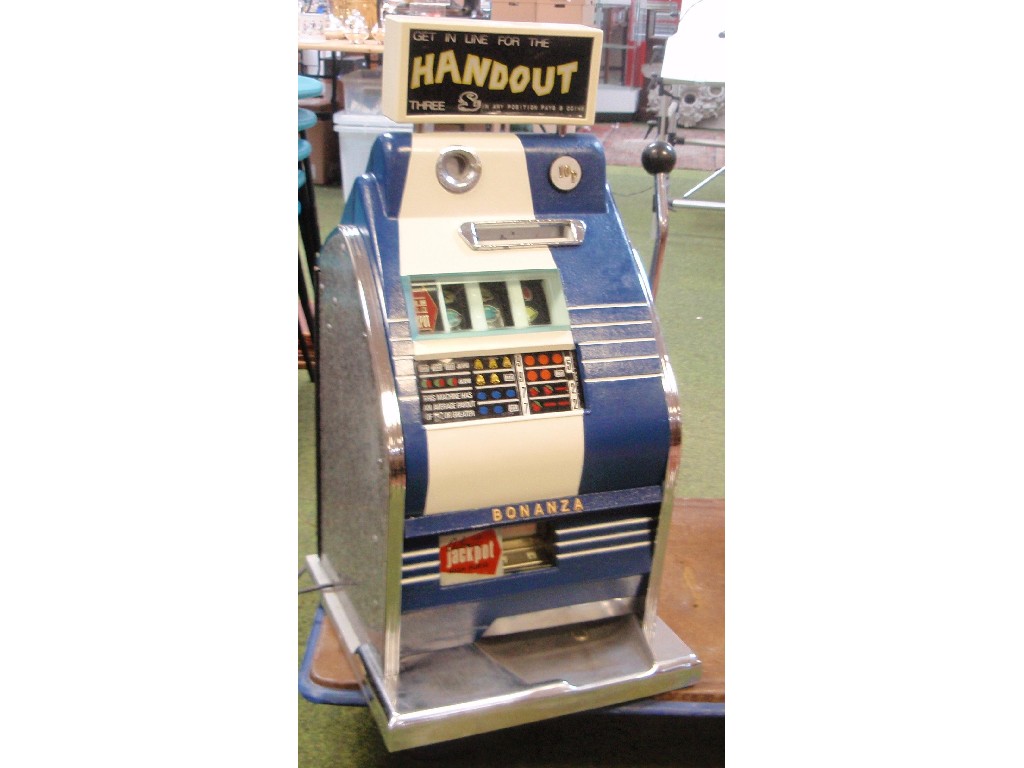 Appraisal: A Bonanza one-arm bandit fruit machine