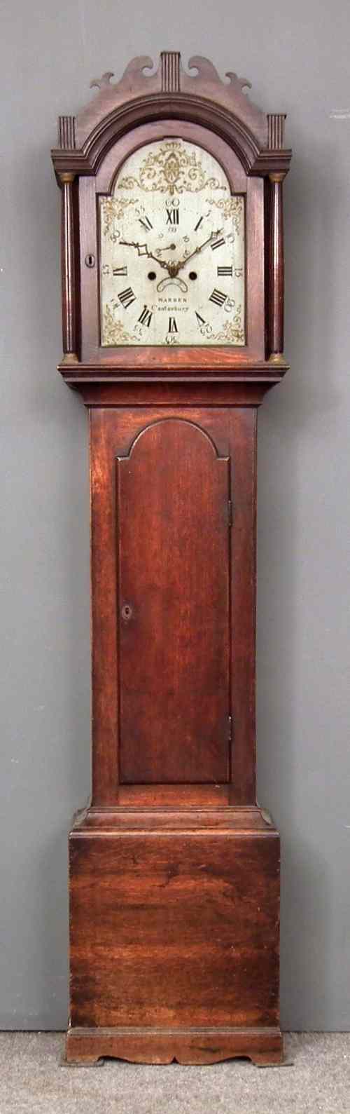 Appraisal: A late th Century oak longcase clock by Warren of