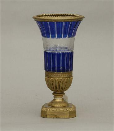 Appraisal: Gilt-Bronze Mounted Vase