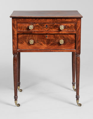 Appraisal: American Federal Work Table probably New York early th century