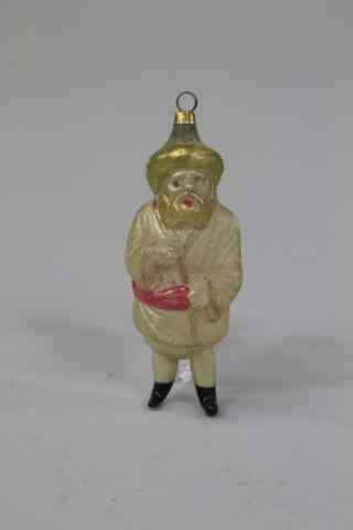 Appraisal: ALI BABA WITH EXTENDED LEGS This rare German glass Christmas