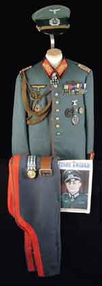 Appraisal: IMPORTANT LARGE LOT OF UNIFORMS AND EPHEMERA BELONGING TO LT