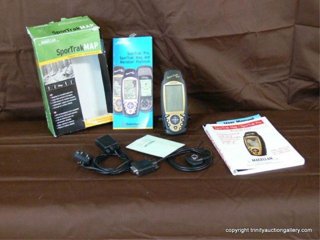 Appraisal: Magellan Handheld GPS Sportrak Map Unit - complete with bike