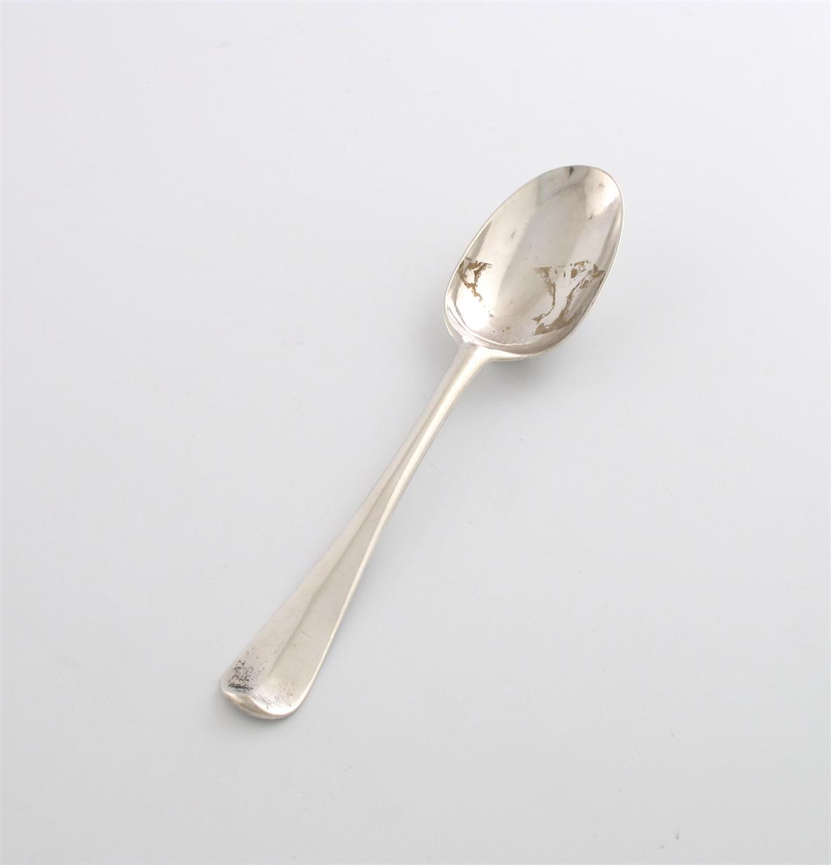 Appraisal: An th century silver Hanoverian pattern tablespoon