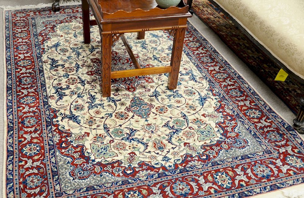 Appraisal: Oriental area rug ' x ' Oriental area rug '