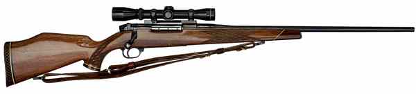 Appraisal: German Weatherby Mark V Bolt Action Rifle with Leupold Scope