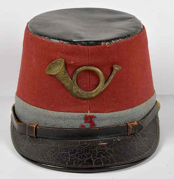 Appraisal: Pattern Militia Zouave Kepi This pattern Zouave kepi is identified