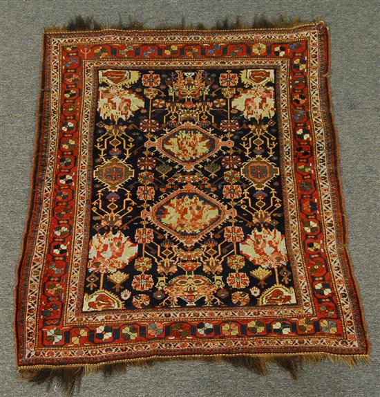 Appraisal: BAKTIARI RUG Persia circa feet inches x feet inches Condition