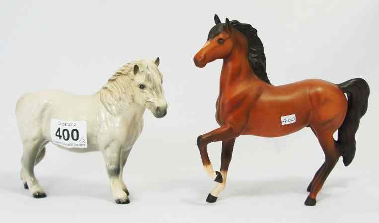 Appraisal: Royal Doulton Grey Shetland Pony and Beswick Matt Horse