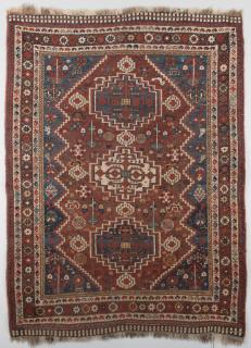 Appraisal: Antique Persian Afshar area rug Antique Persian Afshar area rug