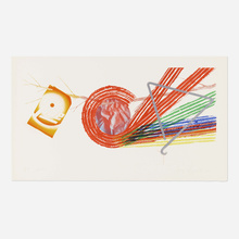 Appraisal: James Rosenquist SPOKES etching and aquatint in colors with pochoir