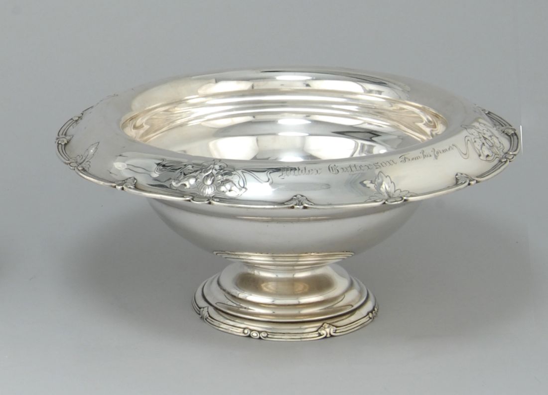 Appraisal: GORHAM STERLING SILVER CENTERPIECE BOWL In urn form with pedestal