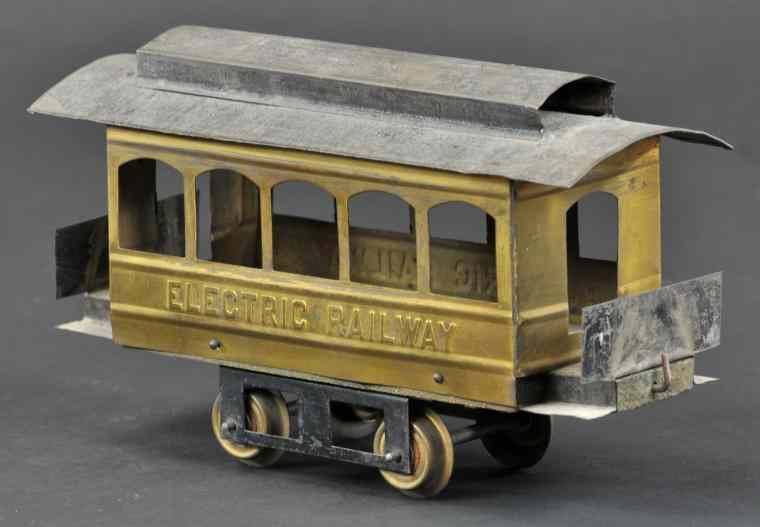 Appraisal: CARLISLE FINCH TROLLEY TRAILER Early trolley done in brass body