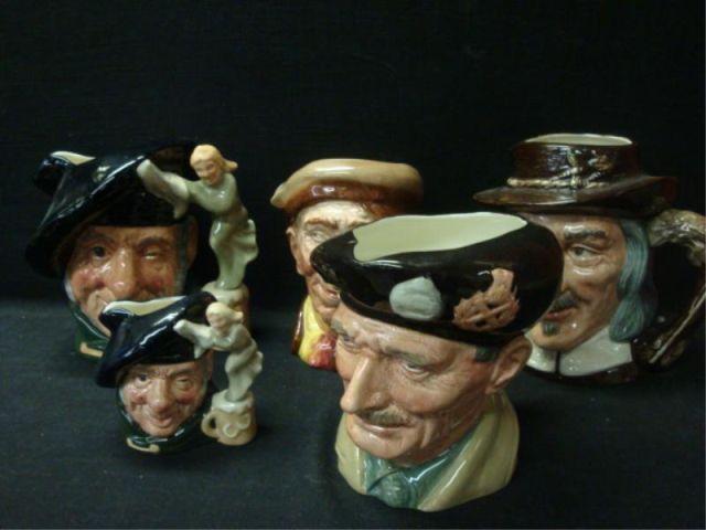 Appraisal: ROYAL DOULTON Large Tobies- Monty Isaac Walton Appy and Tam-o-Shanter