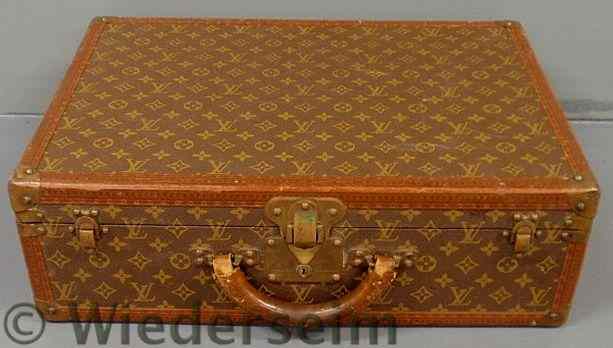 Appraisal: Louis Vuitton suitcase c h x w x d