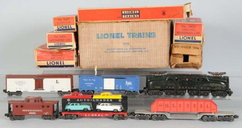 Appraisal: Lionel No W Freight Set in OB Description Post-war Includes