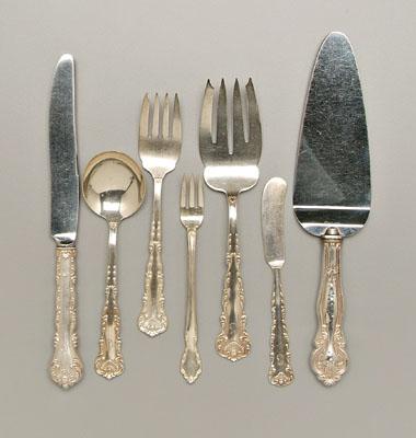 Appraisal: Kings Court sterling flatware pieces Frank M Whiting monograms with