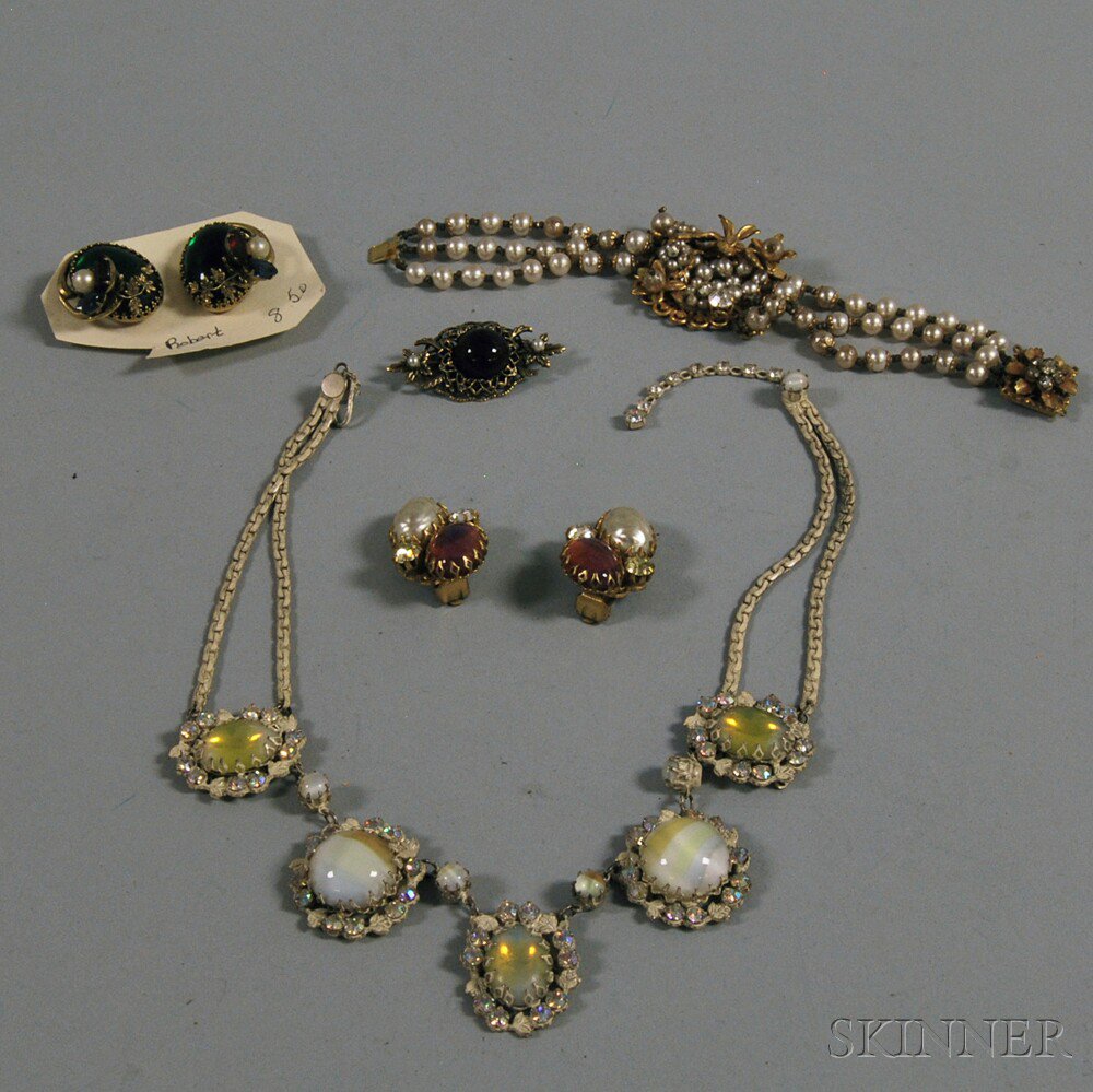 Appraisal: Small Group of Original by Robert Signed Costume Jewelry a