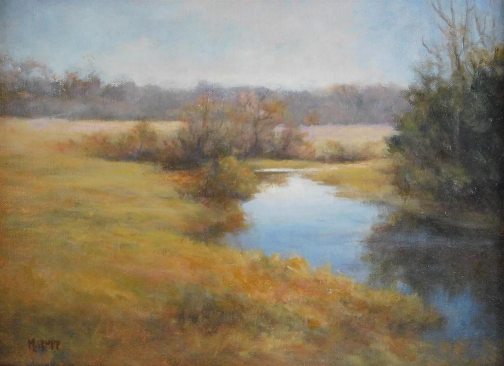 Appraisal: Maryanne Rupp Connecticut th C Waiting for Spring oil on