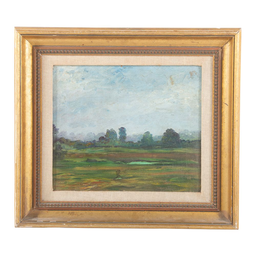 Appraisal: American School Impressionist Landscape Late th early th century Oil