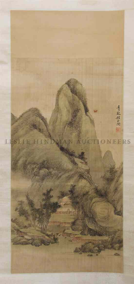 Appraisal: A Chinese Landscape Painting After Cheng Zhengkui - possibly th