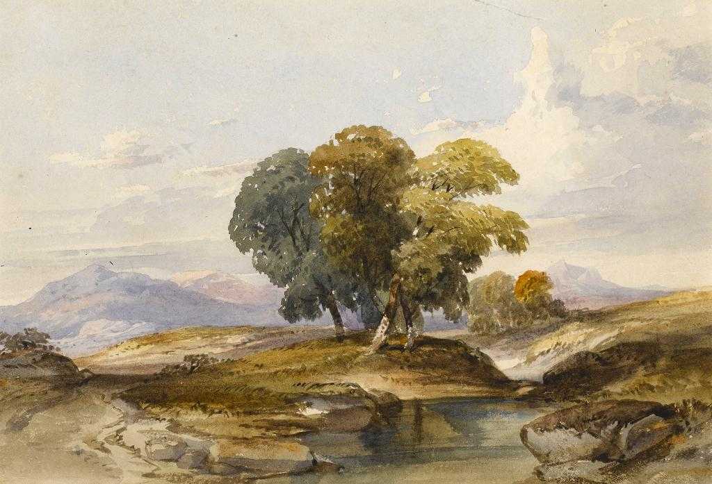 Appraisal: WILLIAM LEIGHTON LEITCH RI - LANDSCAPE watercolour x cm