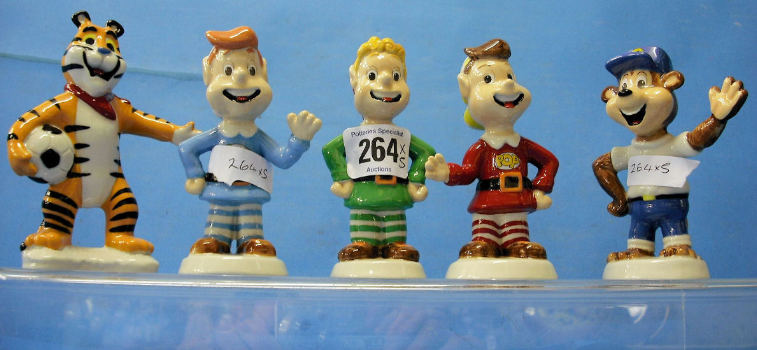 Appraisal: Wade Figures from Kellogs series Tony the Tiger Coco Snap