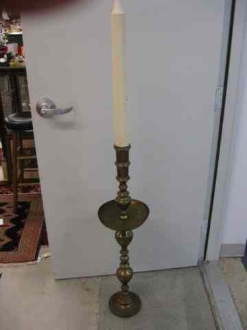 Appraisal: Brass Candlestand floor model '' overall