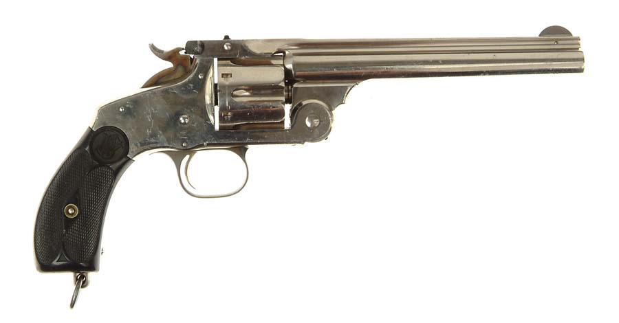 Appraisal: SMITH WESSON NEW MODEL REVOLVER Cal Russian SN Nickel finish