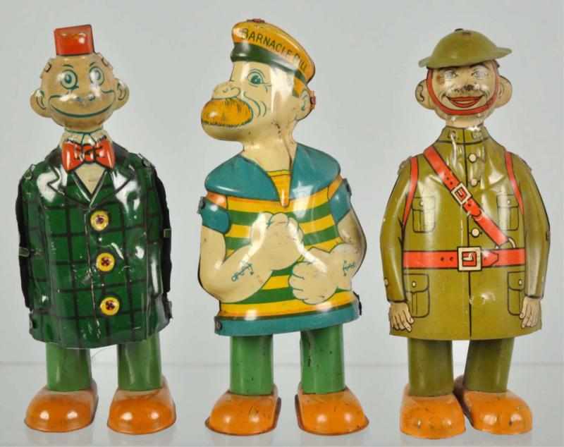 Appraisal: Lot of Tin Litho Chein Waddler Wind-Up Toys Description American