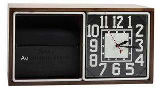 Appraisal: Action Ad Clock Co Neon Advertising Clock in Original Shipping