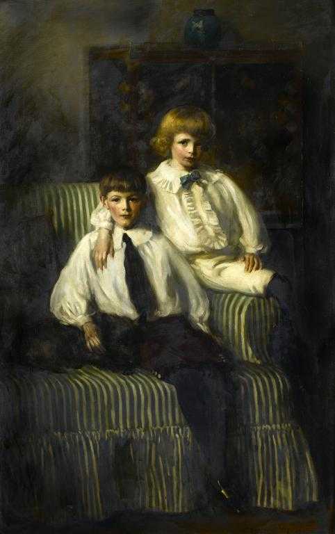 Appraisal: SIR OSWALD HORNBY JOSEPH BIRLEY ROI RP - DOUBLE PORTRAIT